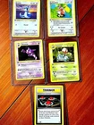 REAL 1st EDITION pokemon cards 26/102. 27/102. 29/102. 30/102. 85/102 5 CARD LOT