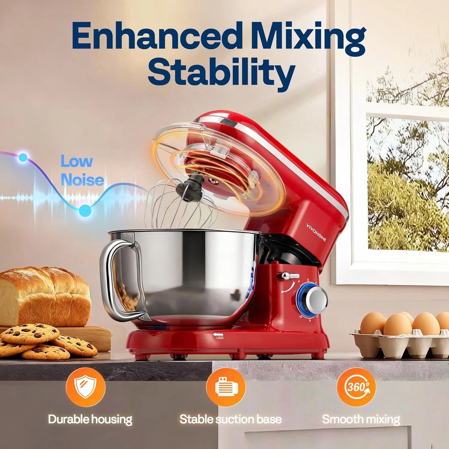VIVOHOME Stand Mixer - Thumbnail 3