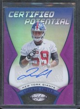2018 Panini Certified Potential LORENZO CARTER #CPSLC RC Rookie Purple Auto /10