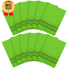 12 Pieces Korean Exfoliating Mitt Glove Skin Scrubber for Dead Skin Small Green