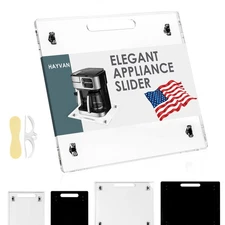 Acrylic Sliding Tray for Coffee Maker & Heavy Kitchen Appliances - Appliance ...