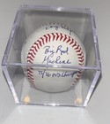 Doug Flynn RARE STATS Signed MLB Baseball “Big Red Machine” Many Inscriptions! — photo 8