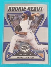 2022 Mosaic Rookie Debut RC #RD-20 Andre Jackson Dodgers BASEBALL Card AB. rookie card picture
