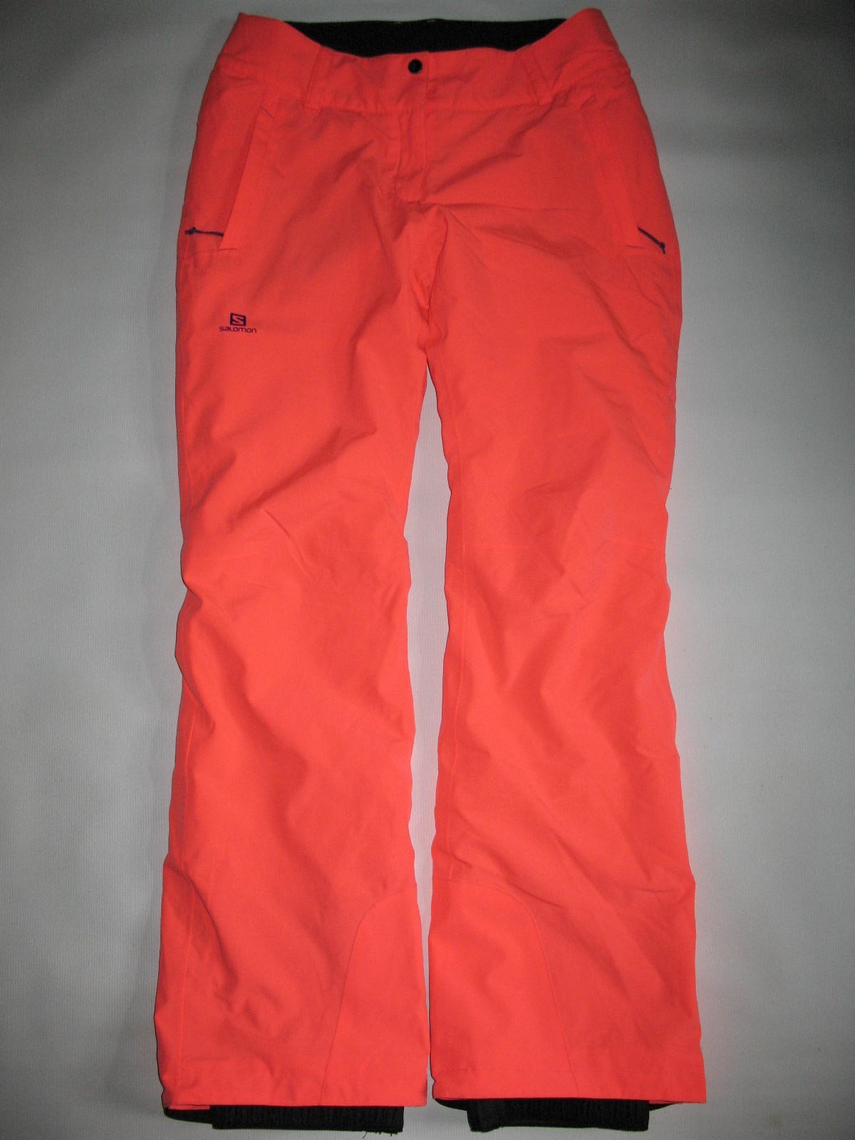 SALOMON Icemania Pantaloni da Sci Impermeabili Neve Sport Snowboard Donna Arancione Taglia M