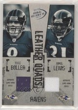 2004 Playoff Hogg Heaven Double Jerseys /100 Kyle Boller Jamal Lewis Ray HOF 9b4