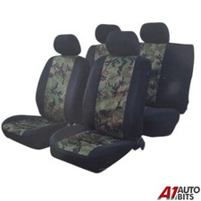 Full Set Green Camouflage Car Van Seat Covers Motorhome Bus Mpv Truck Universal Full Set Green Camouflage Car Van Seat Covers Motorhome Bus Mpv Truck Universal
