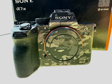 Sony A7S III 12.1MP Mirrorless - Black Camo wrapped body only. Mint