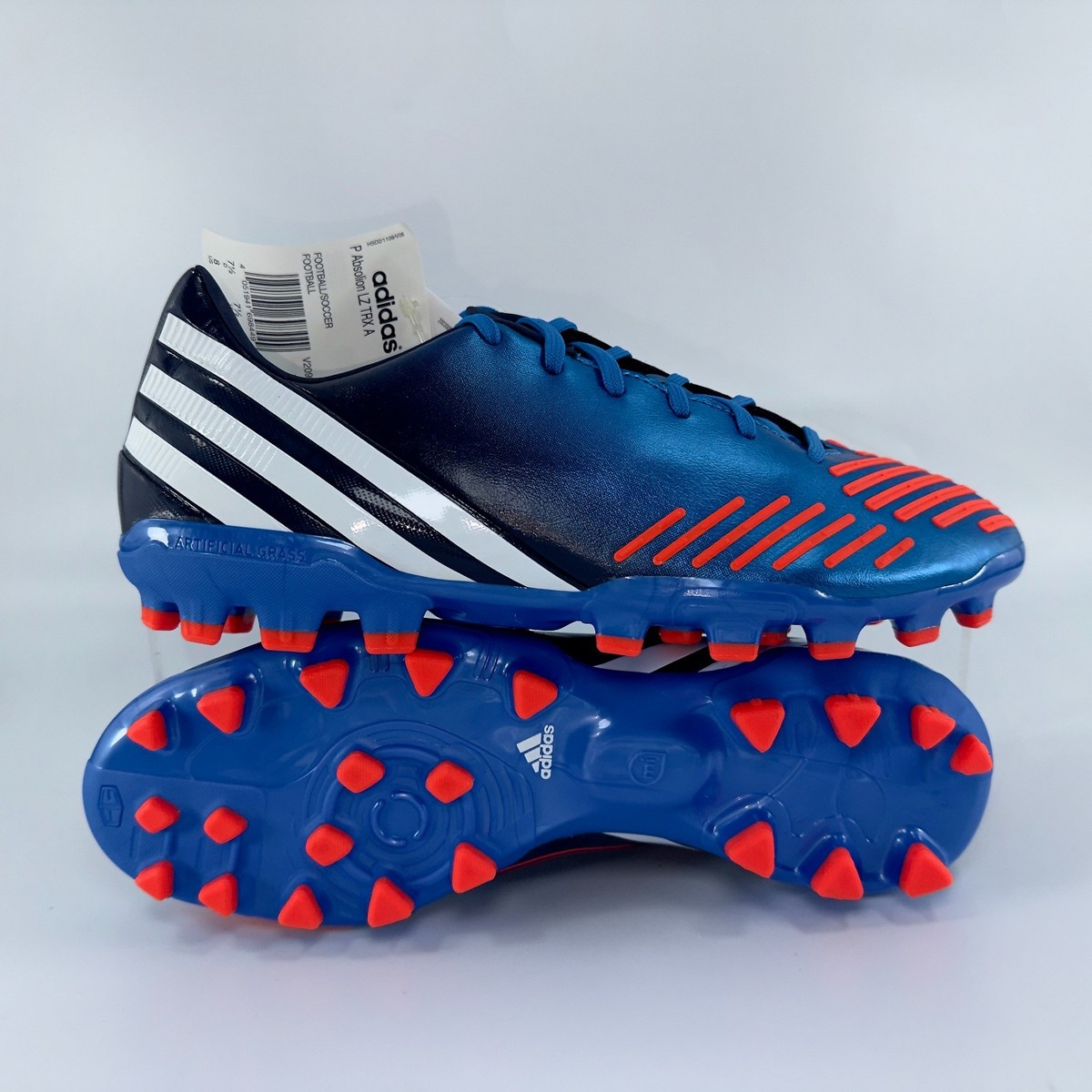 Adidas Predator Absolion LZ AG US9|8 Blue Men's Cleats Soccers
