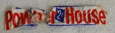 Vintage POWERHOUSE CANDY WRAPPER - 2 CENT, TWO PIECES