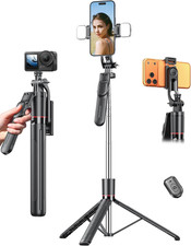 67 Selfie Stick Tripod with Light, Basic Phone Stand for Iphone Samsung, All