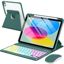 Funda con teclado y rat n para iPad A16 11. y 10. generaci n 11/10,9 pulgadas