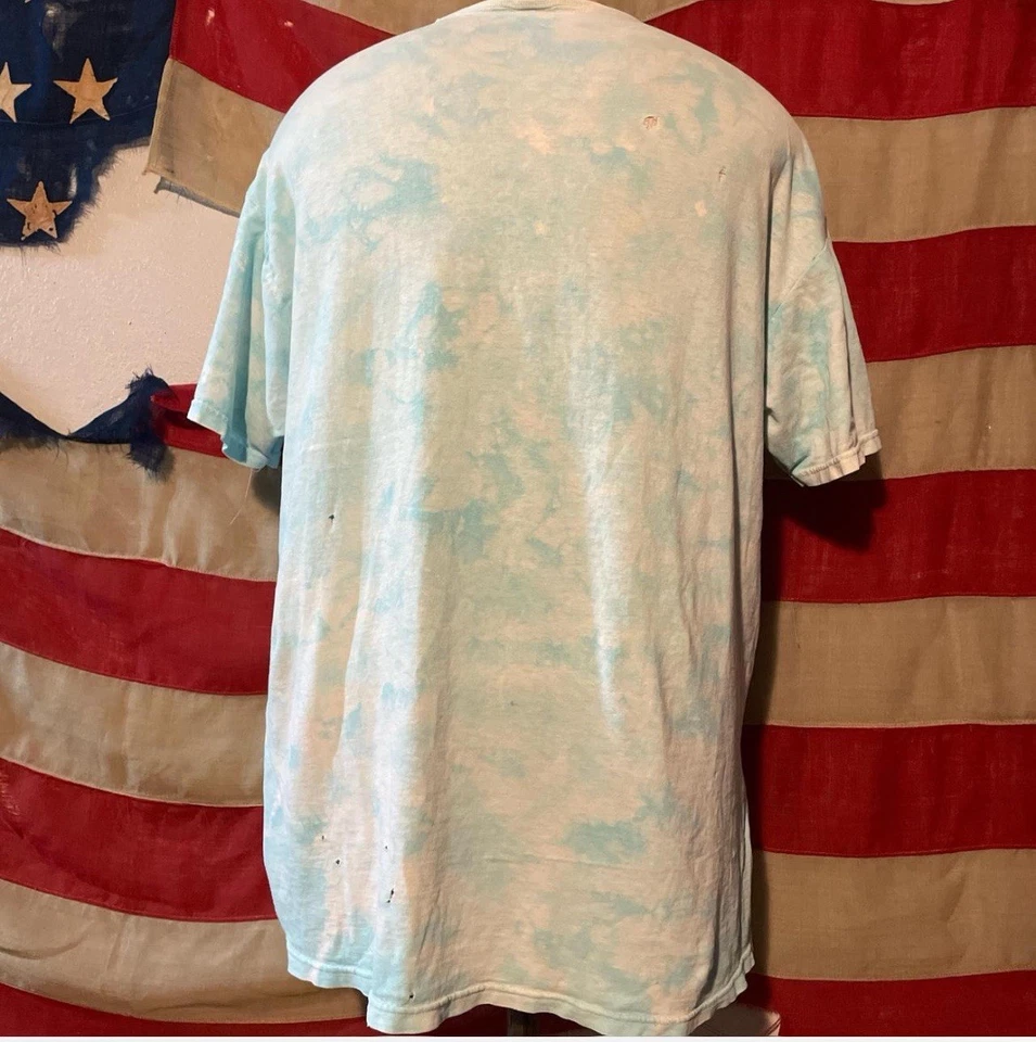 Vintage 90's John Lennon Tie Dye T Shirt sz XL Thrashed The Beatles - Image 3 of 4