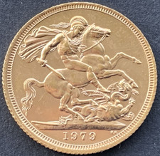 1979 Gold Sovereign coin