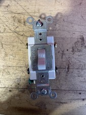 Leviton 063-CS220-2W Toggle Double-Pole AC Switch White, 20A-120/277VA 10D3