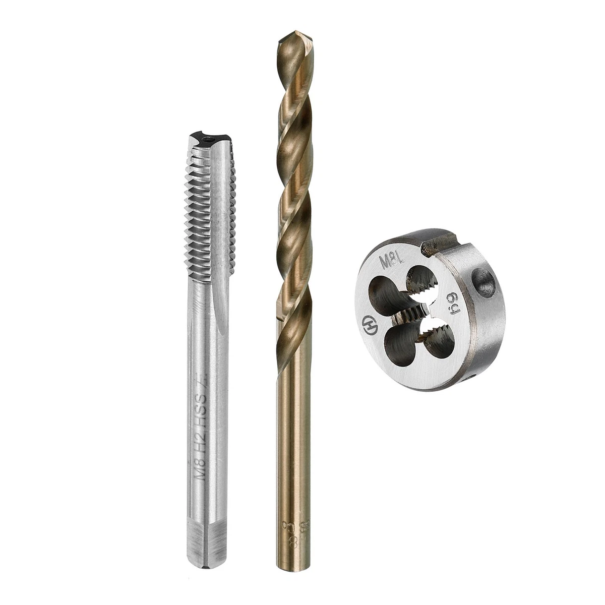LEPEVNEY M3 X 0.5mm Metric Tap And Die Set With Round Threading Die, Machine Thread - View #6