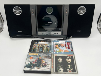 Philips MC235B/12 Micro Hi-Fi System - CD + AM/FM Radio - Kiss & Michael Jackson