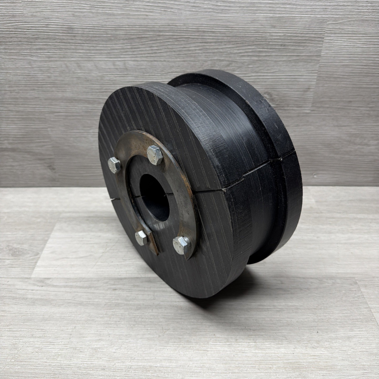 UHMW Chain Guide Roller, 10-1/2” OD X 2-7/16” Bore, 4-1/2” Width X 2-1/4”