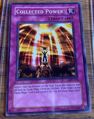 Yu-Gi-Oh TCG Collected Power LON-078 Unlimited Regular Common Card Played LP