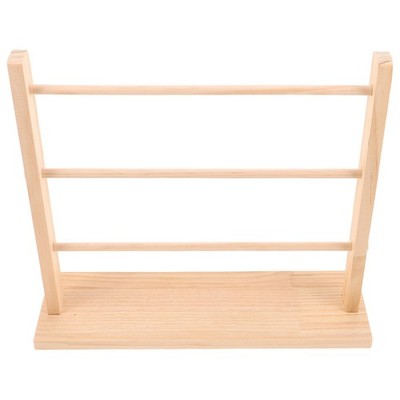 Wooden Ribbon Rack Ribbon Storage Basket for Florist Arts Wrapping Craft