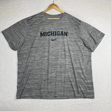 Nike Dri Fit Michigan Football Wolverines T-Shirt Mens Size 4XL