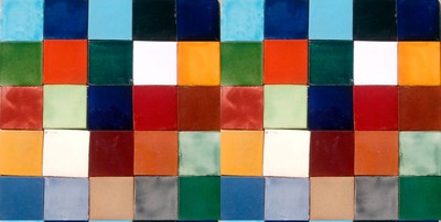 50 Solid Colors 4x4 Tiles Handmade Hand Painted Talavera México Tile #002