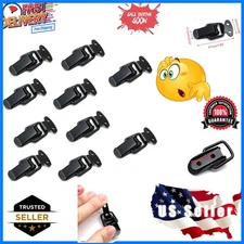 Toggle Latch Mini Size Toolbox Box Spring Loaded Latch Black - Pack of 10