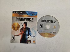 Infamous 2 Collection Cardboard Sleeve (PS3, 2012) Tested