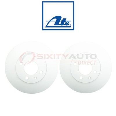 2 pc ATE Front Disc Brake Rotor for 1993-1998 Volkswagen Golf - Braking Tire nz