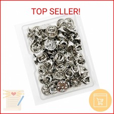 JIANYI 50 Pieces Lapel Butterfly Clutch Pin Backs - Metal Enamel Backing Replace
