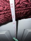 Susan Graver Burgundy Quilted Vest, Women Med, Zip, Pockets, Floral Design — photo 9