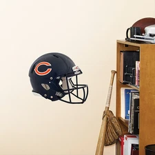 New CHICAGO BEARS Helmet Vinyl Fathead Wall Graphics 11" X 9" poster sticker