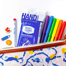 Sensitive Skin Wet Hand Wipes Infused with Aloe  Vitamin E, Blue, 400 Count