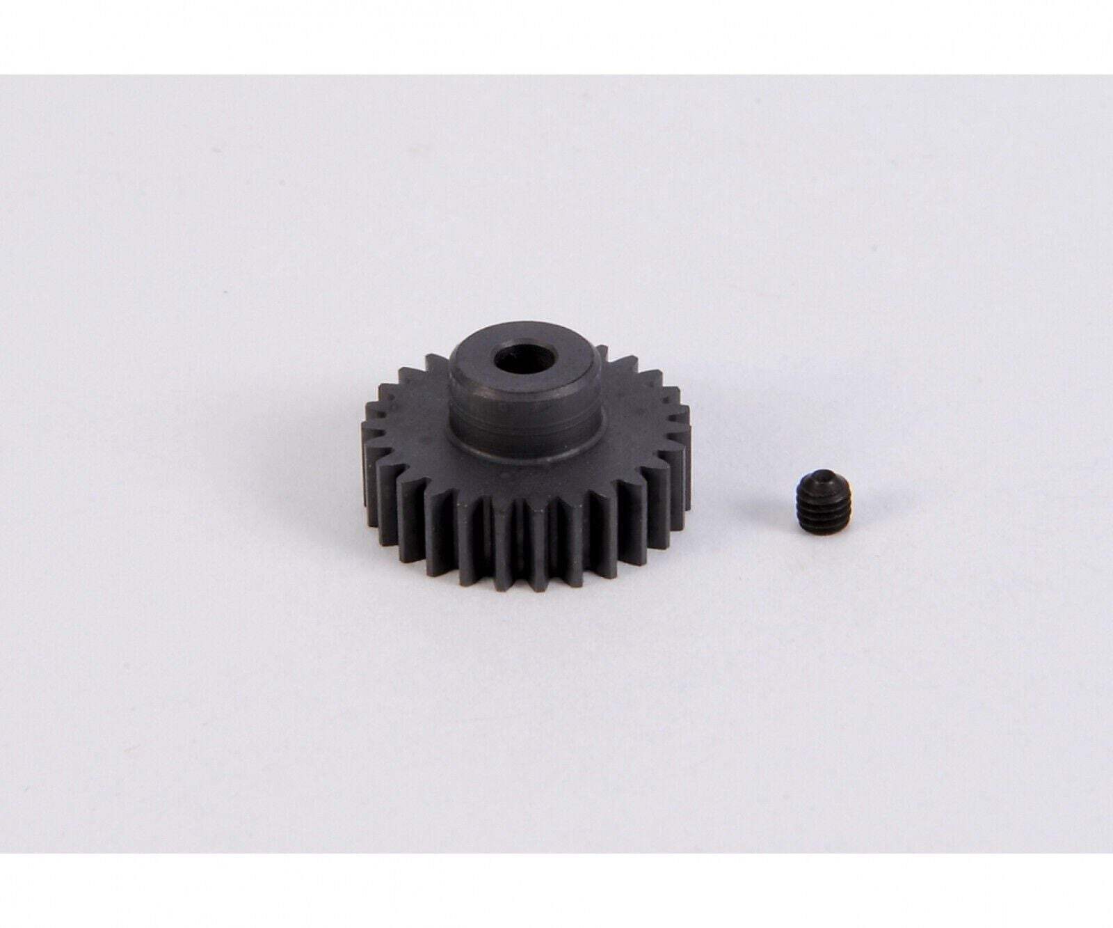 Carson 500011107 27T Steel Pinion Gear (0.6/06 Module), (Tamiya FF03/FF03R/XV01)