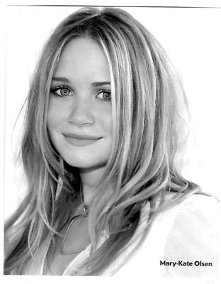 MARY-KATE OLSEN original B&W agency 8X10 Photo The Olsen Twins | eBay