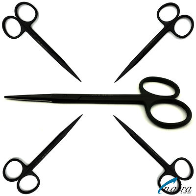 IRIS Scissors Surgical IRIS Scissors 4.5 Inch / 11.5 Cm - Serrated Curved Blades For Dental, Surgical & Piercing Use | Made In Pakistan Curved Scissors - Foto 12