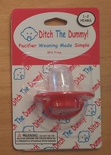 Ditch The Dummy Pacifier Weaning Made Simple BPA Free 1-2 Years Old NEW