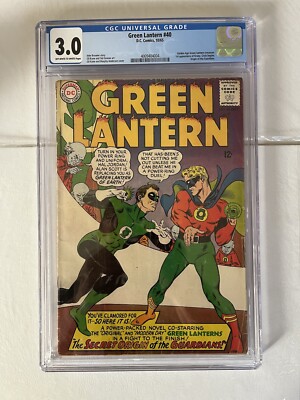 Green Lantern 40 CGC 3.0 1st App Of Kronos Origin Of The Guardians Golden Age 