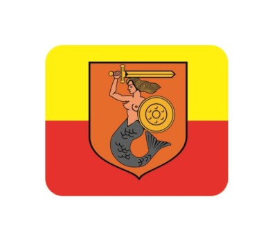 Mousepad Fahne Flagge Warschau Mauspad
