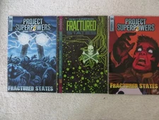 Dynamite Studios Fractured States  #4  Covers B,C and E Editions.