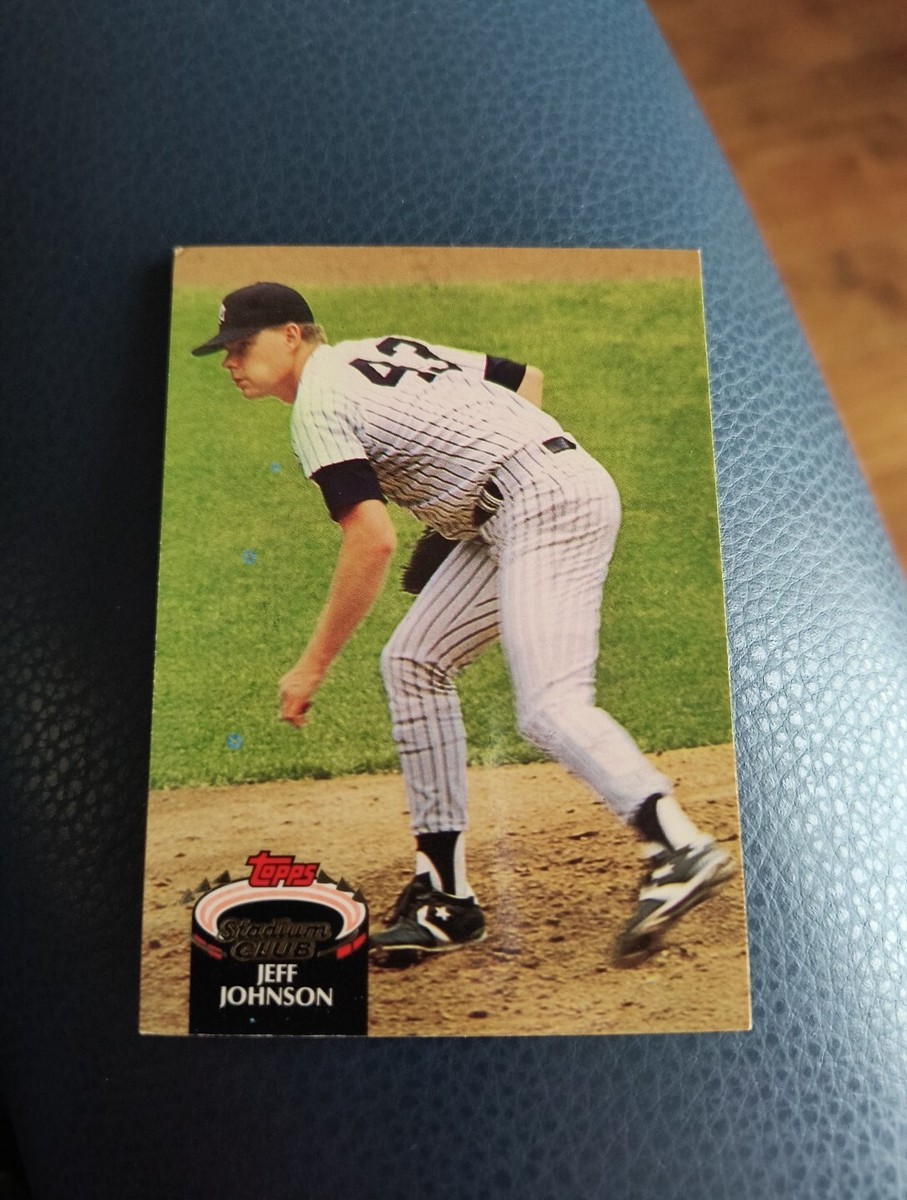JEFF JOHNSON 1992 TOPPS STADIUM CLUB #471 FREE SHIPPING | eBay