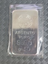 RARO LINGOTTO ARGENTO VINTAGE