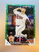 Dylan Bundy 2023 Topps Series 1 #136 Green Foilboard #’d 075/499 Minnesota Twins