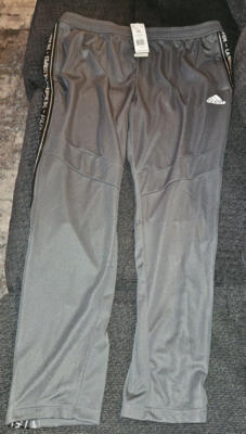 adidas mens tiro 19 side logo training pants fq4890 size 2xl gray | eBay