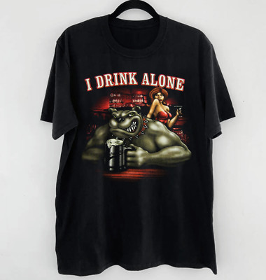1991 GEORGE THOROGOOD I DRINK ALONE CONCERT Shirt Black Unisex S-5XL