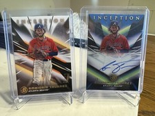 2023 inception baseball Ambioris Tavarez Blue Foil /99 Auto And Base BRAVES!