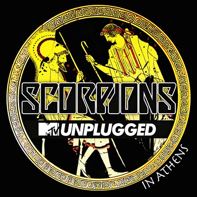 SCORPIONS MTV Unplugged: In Athens BANNER 2x2 Ft Fabric Poster Tapestry Flag art