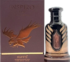 RIIFFS INSPIRO MEN EAU DE PARFUM SPRAY 3.4 Oz / 100 ml BRAND NEW ITEM SEALED!!!