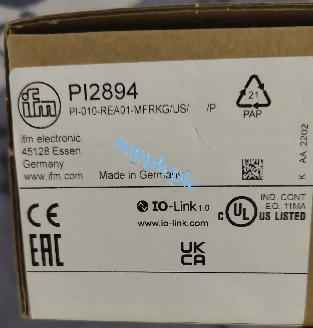 New IFM Pressure Sensor PI2894 Fast Shipping #A6-37