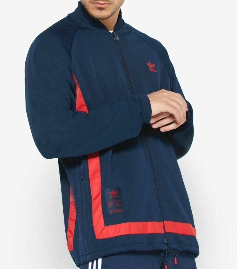 adidas トラックジャケット　　ガゼル　supreme アディゼロ Adidas x Jeremy Scott Rally Track Jacket Rally Racing Car Men Sz