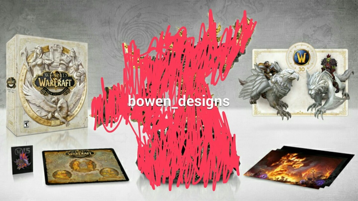 NO STATUE World of Warcraft 15th Anniversary Collectors Edition